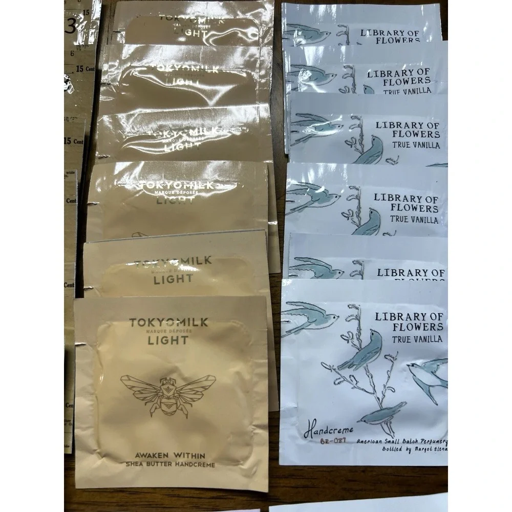 Tokyo Milk Hand Cream Samples Mixed Variety Lot of 85 0.12 Oz / 3.5 Gm